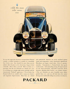 1931 Ad Packard New Series Hydraulic Shock Absorbers - ORIGINAL ADVERTISING F1A