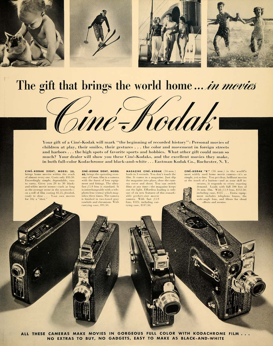 Portrait Famous Kodachrome Photos 1936 Ad Cine Eastman Kodak