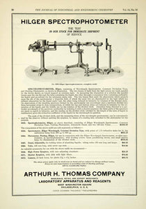 1922 Ad Arthur H Thomas No 9090 Hilger Spectrophotometer Science Laboratory IEC2