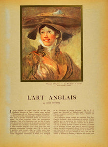 1938 Prints Article English Art Gainsborough Hogarth Turner Constable ILL2