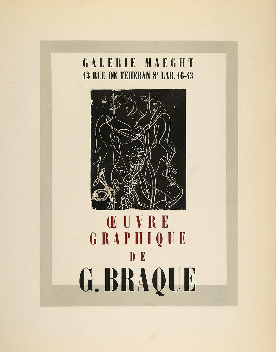 Braque l'œuvre graphique ポスター OP1_002_f0426581-b2bd-456b-