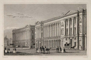 1831 Garde Meuble Paris France Original Steel Engraving - ORIGINAL PARIS2