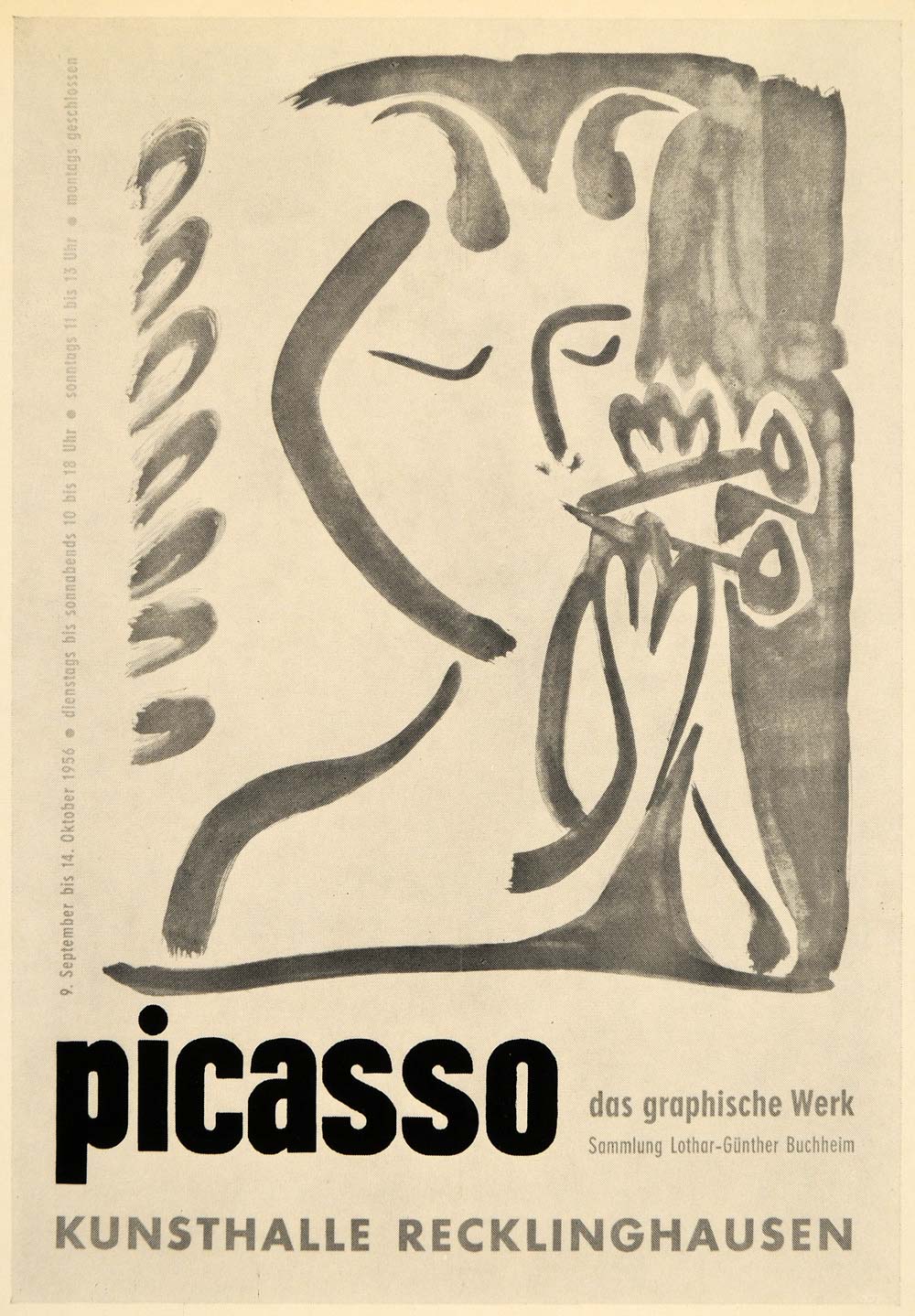1971 Print Picasso Lother Gunther Buchheim Art Poster - ORIGINAL PIC3
