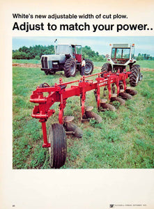 1975 Ad White Motor Farm Machine Tractor Attachment Harrow Agriculture 598 SF2
