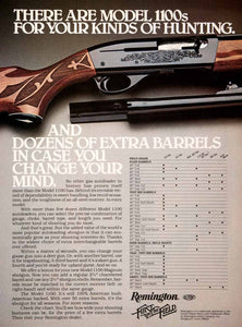 1980 Ad Remington Firearms Hunting Barrels Rifle Dupont Bridgeport SF3