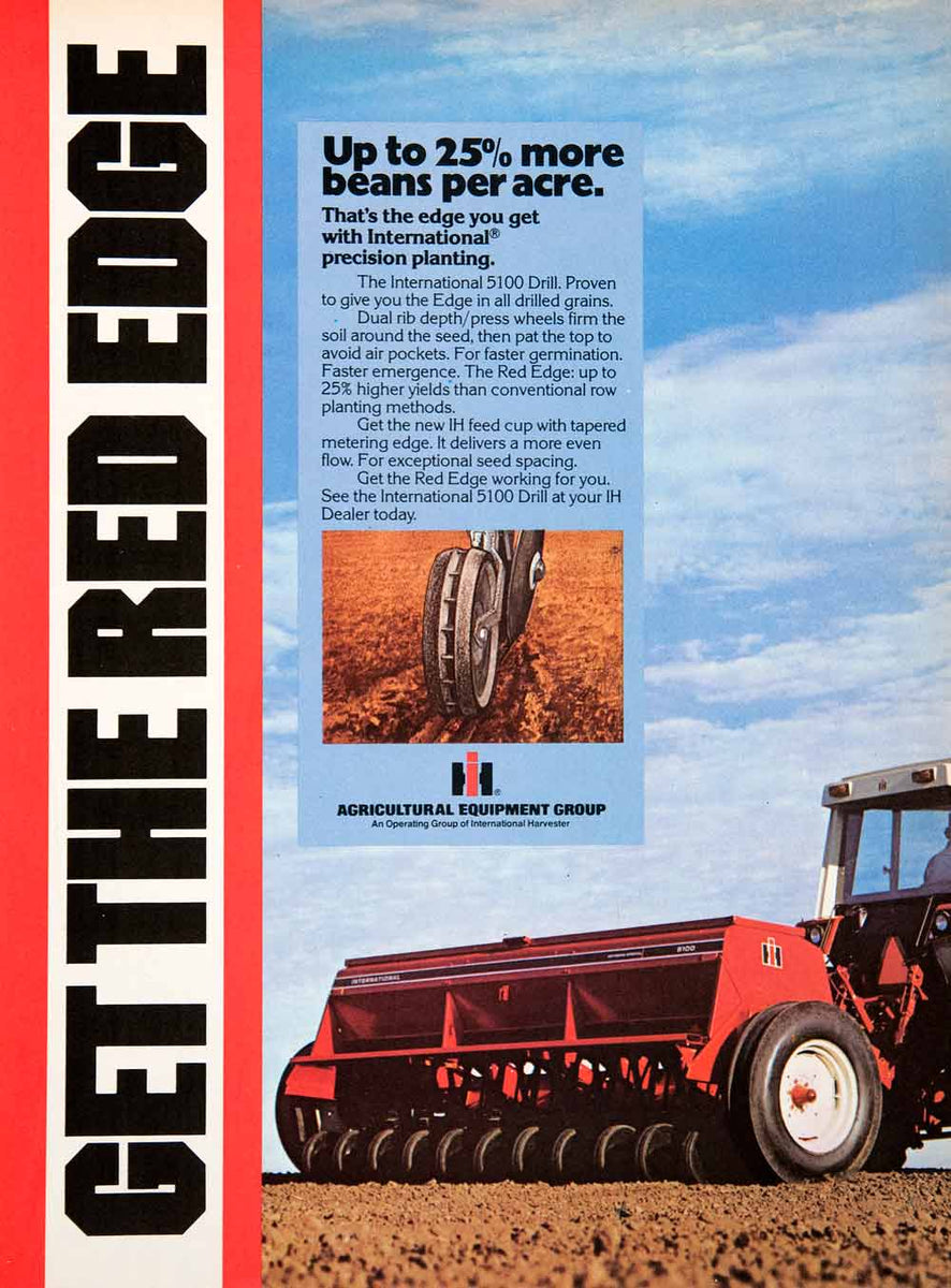 1979 Ad International Harvester Equipment Group Red Edge Farm