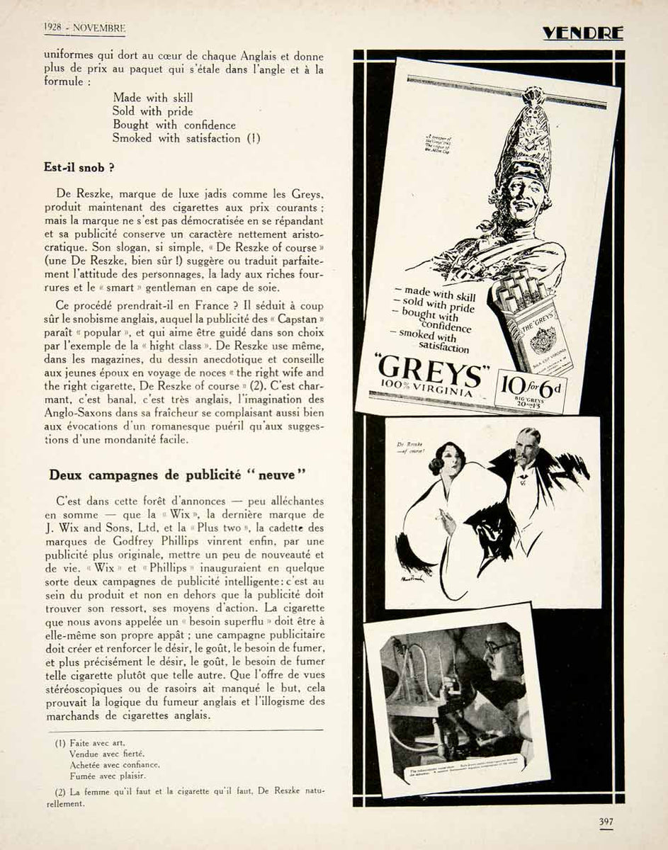comme il faut cigarette 1928 Article Cigarette England Smoking Greys Gold Flake Craven A Ferna comme il faut cigarette 1928 Article Cigarette England Smoking Greys Gold Flake Craven A Ferna