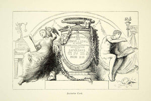 1897 Print Frederick Walker Moray Minstrels Arthur Lewis Moray Lodge XAZ5