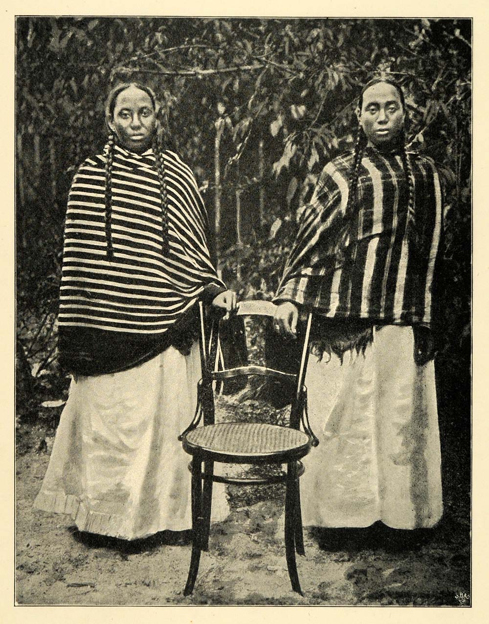 1901 Print Madagascar Hova Women Cultural Dress Hairstyles Voltzkow XGD8