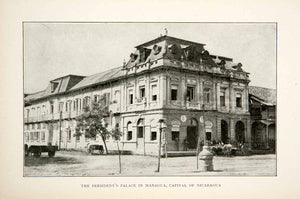 1900 Print President Palace Managua Capital Nicaragua Department XGOC7