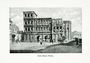 1924 Print Europe Germany Trier Treves City Porto Negri Moselle Building XGWA9