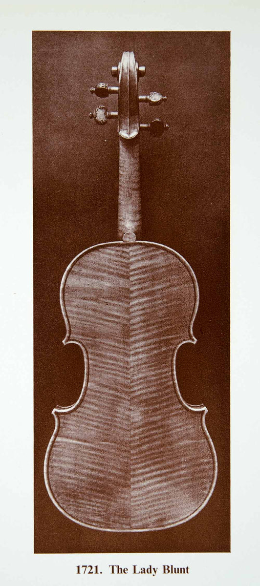1961 Prints Antonio Stradivari Lady Anne Blunt Violin Musical