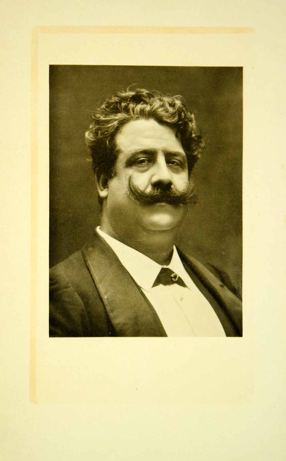 1908 Print Ruggero Leoncavallo Portrait Opera Music Composer Pagliacci XMG3