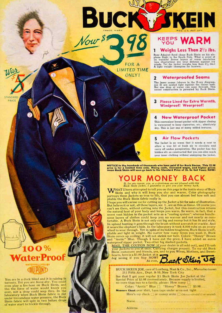 40s 50s Buck Skein Joe マッキーノジャケット バッファロー 40s 50s Buck Skein Joe マッキーノジャケット バッファロー Vintage