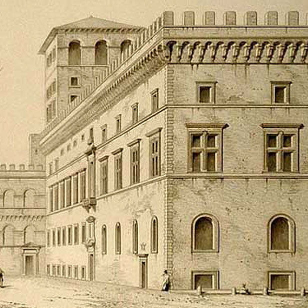 Paper Building Design Renaissance Original Elephant-Folio Sized Original Engravings on Renaissance Archi ...