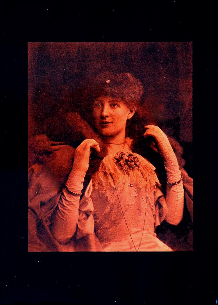 1905 Victorian Lady After The Ball C Sweet Photographer - ORIGINAL 1905