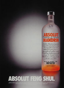 2003 Ad Absolut Mandrin Feng Shui Bottle S Bronstein - ORIGINAL ADVERTISING ABS2