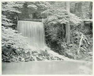 1894 Print Independence Falls Darby Creek Philadelphia Pennsylvania AC1