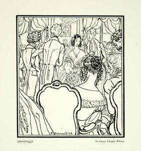 1929 Lithograph Pierre Brissaud Dominique Eugene Fromentin Costume ADLB2