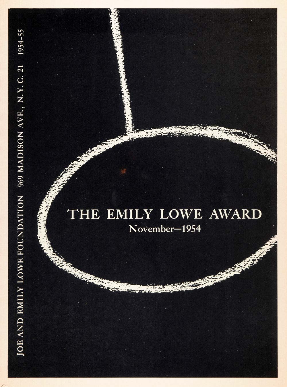 1954 Original Lithograph Joe Emily Lowe Foundation Award New York Nonprofit AEF4