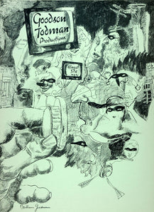 1957 Lithograph Bertram Goodman Artwork Goodson Todman Television AEF6