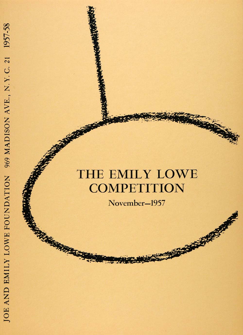 1957 Lithograph Art Joe Emily Lowe Foundation Competition Charitable Non AEF6