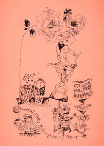 1953 Lithograph Rainey Bennett Circus Art Collins Miller Hutchings AEFA1