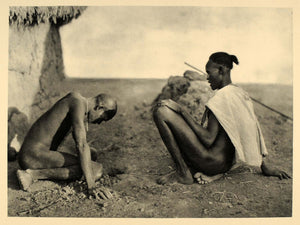 1930 Africa Shilluk Medicine Man Sudan Hugo Bernatzik - ORIGINAL AF2