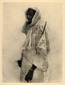 1930 Africa Aulad Hamid Arab Man Costume Portrait Sudan - ORIGINAL AF2