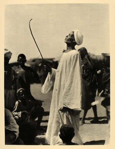 1930 Africa Old Man Costume Sudan Hugo Adolf Bernatzik - ORIGINAL AF2
