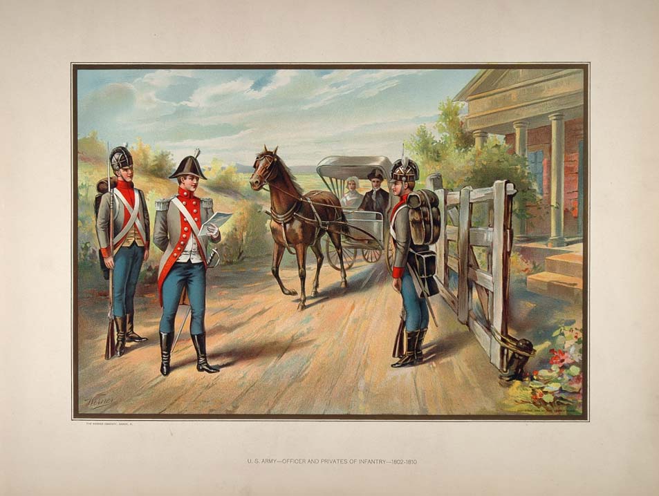 1899 U.S. Army Infantry Officer Private Soldier Uniform - ORIGINAL AN2