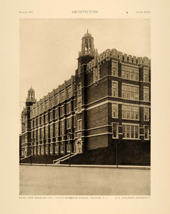 1915 Print South Side High School Newark New Jersey Ernest Guilbert ARC5