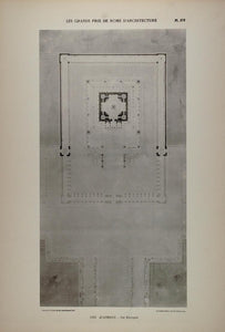 1902 Print 1883 Quatesous Architecture Necropolis Plan - ORIGINAL ARCH7