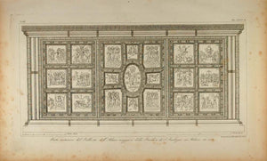 1845 Engraving Altar Front Basilica Sant'Ambrogio Milan - ORIGINAL ARCH8
