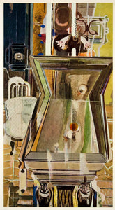 1961 Georges Braque Billiard Ball Pool Table Art Print - ORIGINAL