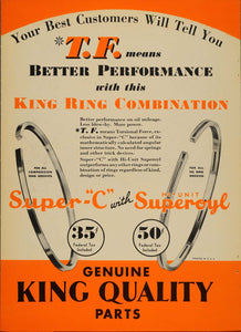 1935 Ad King Quality Parts Products Company Automobile - ORIGINAL ATJ2