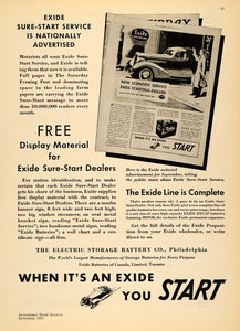 1935 Exide Battery Electric Storage Battery Company ATJ2
