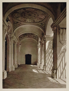 1928 Staircase Hall Gottweig Abbey Austria Architecture - ORIGINAL AUS2