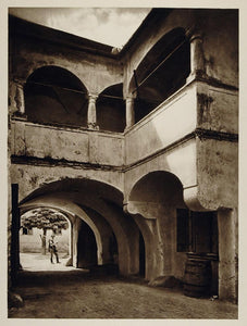 1928 Building Rust Austria Photogravure Kurt Hielscher - ORIGINAL AUS2