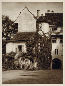 1928 Courtyard Burg Castle Graz Austria Architecture - ORIGINAL AUS2