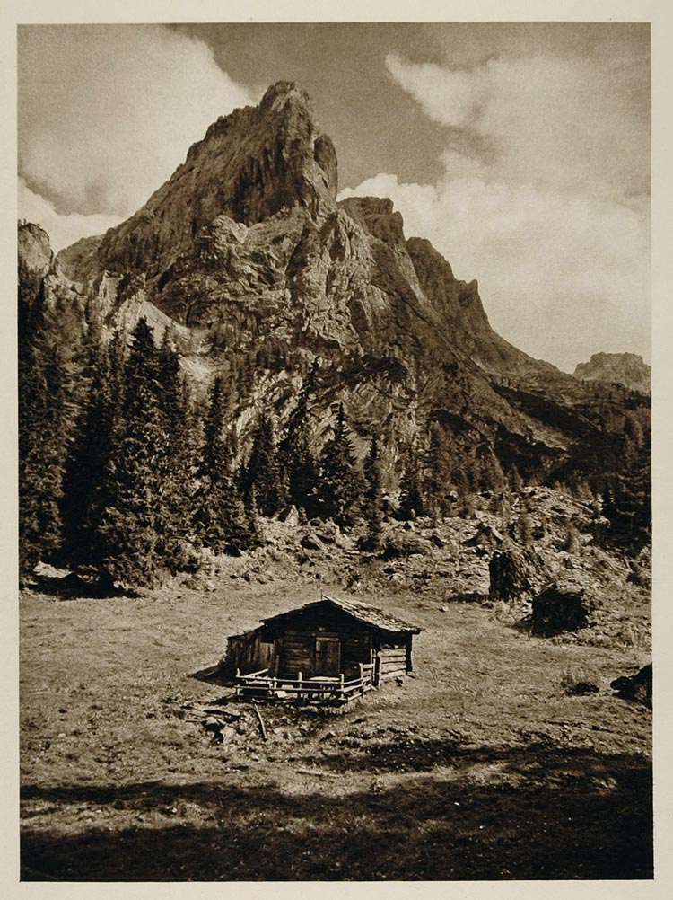 1928 Lienz Dolomites Laserzwand Mountain Hut Austria - ORIGINAL AUS2