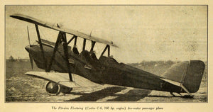 1926 Prints Pitcairn Fleetwing Curtiss C-6 Engine Motor Biplane Vintage AV2