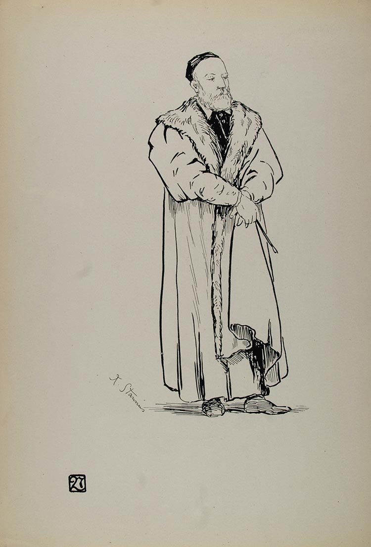 1899 Print Titian Italian Painter Costume Hugh Stannus ORIGINAL HISTORIC BA1