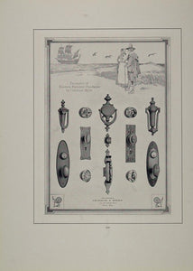 1911 Ad Russwin Colonial Hardware Door Knobs Knockers - ORIGINAL BAC1