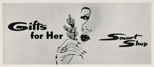 1950 Billboard Smart Shop Gifts Woman B. F. Mitchem - ORIGINAL HISTORIC BB1