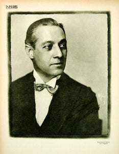 1923 Print Elliot Dexter Actor Silent Film Movie Star Portrait Biography BBS1