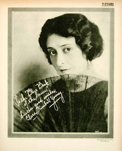 1923 Print Clara Kimball Young Silent Film Actress Movie Portrait Biography BBS1
