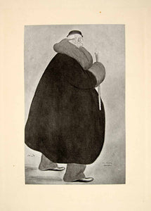 1907 Print Max Beerbohm Henry Chaplin Viscount Conservative Politician BOC1