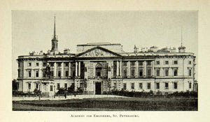1900 Print St. Petersburg St. Michael's Castle Engineers Academy Historic BVM1