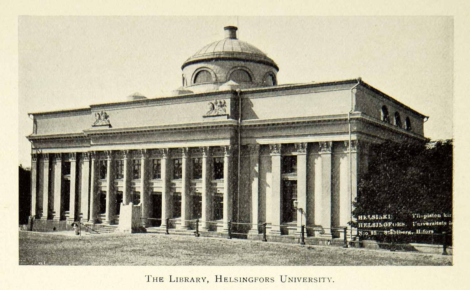 1900 Print Library Building University of Helsinki Finland Architecture BVM1